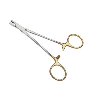 Soporte de aguja de acero inoxidable Hemostato quirúrgico Fórceps dentados finos Abrazadera de bloqueo Instrumentos médicos - Product Image 1