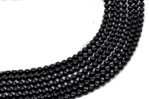 Cuentas de Piedra, Cuentas de Ónix Negro, Hilo de Cuentas, Joyería de Piedra, Gema Suave Suelta, Collar Curativo, Cuentas de Cristal Natural, Mayorista - Product Image 6