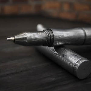 Bolígrafo de Acero de Damasco Personalizado con Varios Materiales, Bolígrafo de Acero de Damasco de Alta Calidad con Logotipo y Color Personalizados para Oficina - Product Image 6