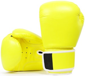 Guantes de boxeo de cuero PU de artes marciales de alta calidad Diseño de logotipo personalizado Entrenamiento de boxeo Cuero genuino OEM 10oz a 16oz - Product Image 1