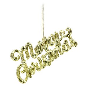 Décoration suspendue créative pour la maison, best-seller de Noël et du Nouvel An, ornement en acrylique rouge pailleté avec inscription Joyeux Noël - Product Image 5