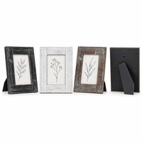 Cadre photo personnalisé HuaJia, best-seller, cadre photo en bois non fini à faire soi-même, 4x6, 5x7, 6x8, 8x10 pouces, MDF avec plexiglas
