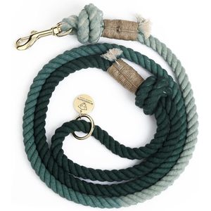 Correa para Perro Hecha a Mano de Primera Calidad, Color Verde Medio Degradado, Linda Correa de Nailon Trenzado con Patrón Sólido, Correa para Perro con Diseño Atractivo - Product Image 1