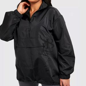 Chaqueta cortavientos a prueba de agua para exteriores, chaquetas cortavientos impermeables con logotipo personalizado, chaquetas de talla grande para hombre y mujer - Product Image 1