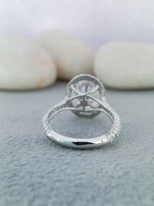 Anillo de Hip Hop de oro de lujo de 10K, 14K, 18K para hombre con Baguette de diamante Natural VVS completo, joyería clásica de moda para fiesta de boda - Product Image 4