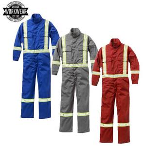 Overoles de Trabajo de Alta Visibilidad para Hombre, Reflectantes, de Dos Tonos, de Poliéster y Algodón, Seguros, Transpirables y Cómodos, con Certificación CE - Product Image 5