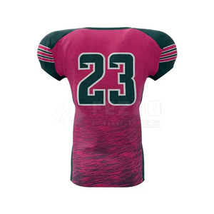 High Quality American Football Uniforms Beast Material Oversized Team Wear Short Sleeve Breathable Design - Product Image 4