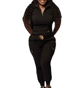 Uniforme Médico para Mujer, Estilo 2026, Sudadera con Cierre, Pantalones Deportivos Elásticos para Hospital, Venta al Por Mayor - Product Image 4