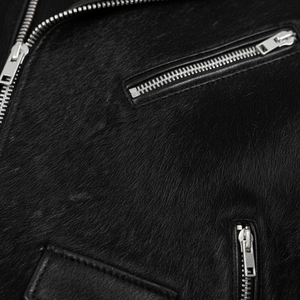 Chaqueta de Cuero Vacuno Negro Completo de Alta Calidad, Fabricación Personalizada, Venta al por Mayor, para Hombre y Mujer, Chaqueta de Cuero de Primera Calidad - Product Image 6