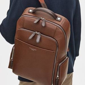 Mochila de cuero profesional de negocios Seguro Amplio Precio al por mayor Clásico Hecho a mano Negocio Fábrica Descuento directo a granel - Product Image 1