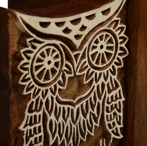 Wooden Hand Engraved Owl <b>Book</b> End In Sheesham Wood <b>Decorative</b> Chess Bookends <b>for</b> <b>Shelves</b> Bookend 2pack Sturdy Wooden Organizer - Product Image 4