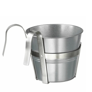 Maceta de Metal galvanizada de varios colores para plantas, maceta, maceta, cubos colgantes, maceta para colgar en la pared - Product Image 2