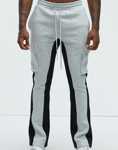 Conjunto Deportivo de Sudadera con Capucha y Pantalones Jogger para Hombre, Estilo Color Block, Ropa Casual Urbana de Marfa International - Product Image 4