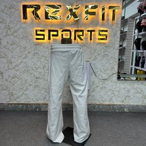 Buenas ventas, el mejor material, pantalones de chándal informales para hombre, venta al por mayor, pantalones de chándal con forro polar térmico, pantalones de lana gruesa de invierno, planos medios - Product Image 2