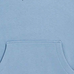 Sweat-shirt à capuche bleu clair pour homme, coupe classique, couleur unie, en molleton de coton, pull décontracté avec poche avant, idéal pour l'automne - Product Image 6