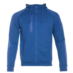 Ensemble de vêtements de sport personnalisés en gros, survêtement pour homme, fermeture éclair intégrale, fitness, séchage rapide, en vrac - Product Image 4