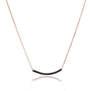 Collar de plata de ley 925 con piedras de circonita, elegante, turco, hecho a mano, venta al por mayor - Product Image 2