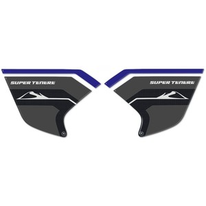 Adesivi Protettivi Laterali 3D in Gel Blu su Misura per Serbatoio Moto Compatibili con Logo Yamaha Super Tenere - Product Image 2