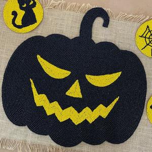 Novedades, Más Vendidos, Manteles de Yute con Cuentas de Madera y Perlas de Nácar, Bordados de Lujo, Ecológicos y Personalizados - Product Image 3