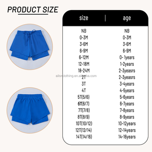 กางเกงโยคะขาสั้นสำหรับเด็กผู้หญิง ได้รับการรับรอง CPC CPSIA สีตามสั่ง ขนาดตามสั่ง แบรนด์ส่วนตัว ขายส่ง OEM ODM - Product Image 5