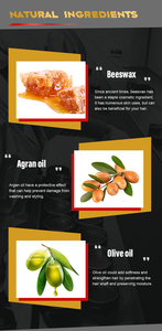 Haute Qualité Facile à Laver Hommes Look Classique Pommade pour Cheveux Tenue Moyenne ou Extrême Marque Privée - Product Image 3