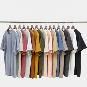 เสื้อยืดผู้ชายแบบเรียบ ผ้าถัก คอตตอนพรีเมียม 100% ทรงปกติ พิมพ์ลายกราฟิก ป้ายโลโก้ สั่งทำได้ ขายส่ง - Product Image 1