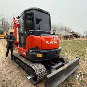 Mini-excavatrice d'occasion Kubota Kx165 de 6 tonnes, excavatrice hydraulique sur chenilles d'occasion, petite machine de terrassement, équipement de construction - Product Image 3