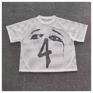 Dernier modèle T-shirts à manches courtes pour hommes Style décontracté Haute qualité 100% polyester Couleurs unies 220 grammes Tissu en toile vierge - Product Image 5