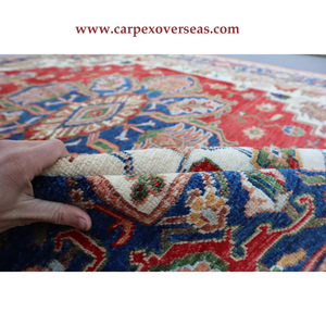 Tapis en laine fabriqué à la machine de conception florale classique afghane de haute qualité pour l'utilisation de prière d'exercice de camping antidérapant et résistant aux taches - Product Image 5