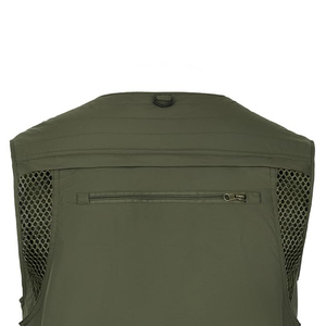 Ligero al aire libre Ropa informal Transpirable Cuello en V Chaleco de carga Bolsillos multifuncionales Chaleco de carga para hombres - Product Image 4