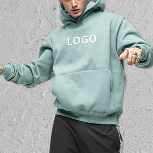 Fabricant personnalisé Sweat à capuche boxy de haute qualité 500 gsm Heavy french terry 400gsm Heavyweight Unisex Hoodies Blank Hoodies Men - Product Image 3