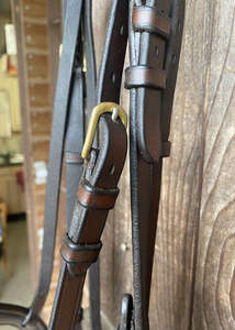 Lenging à l'aide d'une bride, brun roulé Bridle avec brevet Noseband - Product Image 5