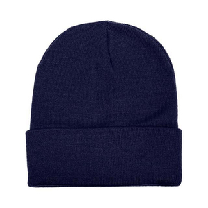 100% Acrylic Beanie Hat Unisex Casual Solid Color Adjustable Headwear Breathable Waterproof <b>Winter</b> Knit <b>Cap</b> with Embossed Design - Product Image 5