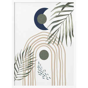 Impression artistique Boho vert bleu 4 - Product Image 6