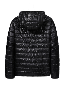 เสื้อแจ็คเก็ตพัฟเฟอร์น้ำหนักเบาสำหรับผู้ชาย แบรนด์ High Street Private Label แฟชั่นกลางแจ้ง ลายเรียบ กันน้ำ กันลม เหมาะสำหรับฤดูหนาว - Product Image 6