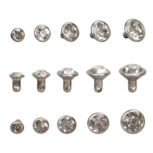Remaches de Diamantes de Imitación de Cristal de Alta Calidad al por Mayor para Prendas de Moda, Remaches de Latón Personalizados - Product Image 1