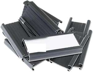 ORIGINAL BRAND NEW SW59ST <b>Wire</b> <b>Shelving</b> Shelf Tag, 3" long, Gray, 10/Pack - Product Image 1