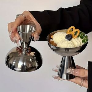 Bol à crème glacée en acier inoxydable durable pour une utilisation quotidienne en cuisine, avec un nettoyage facile et une résistance longue durée - Product Image 1