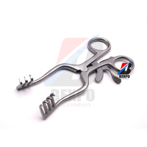 West BEXPO Retractor autoretención Puntas afiladas 3:4 Dientes Puntas 14cm Instrumentos ortopédicos veterinarios quirúrgicos - Product Image 1