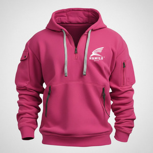 Sudadera con Capucha Térmica para Hombre de Alta Calidad, Estilo Único, 100% Algodón, Diseño Liso, Técnica para Invierno, Básico, Mezcla de Algodón - Product Image 5