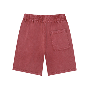 Diseño superior 2025 alta calidad 340 GSM lavado ácido personalizado moda Vintage 100% algodón pantalones cortos casuales para hombres - Product Image 6