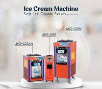Machine à glace molle en acier inoxydable et cuivre 1200W, en stock aux États-Unis, vente chaude, pour l'ÉU/Arabie Saoudite/Émirats arabes unis