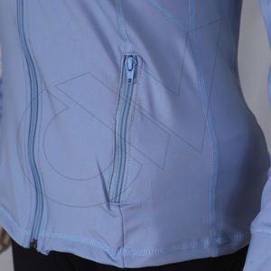 Chaquetas Deportivas Impermeables de Invierno para Mujer, de Secado Rápido, con Cuello Alto, Cierre Frontal con Logotipo y Bolsillos, Más Vendidas - Product Image 6