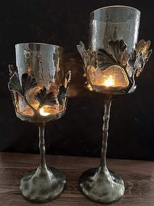 Bougeoirs chauffe-plat design antique de luxe - Product Image 2