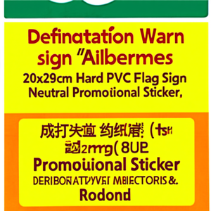 Señal de Advertencia de Desfibrilador para Niños, 20x20cm, Bandera de PVC Rígido, Adhesivo Promocional Neutral - Product Image 3