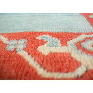 Tapis en laine noué à la main Nuray Blue 9x12, motif abstrait et rectangulaire, fait main pour salon, pour adolescents - Pae-1178 - Product Image 3