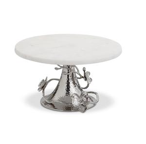Wedding Decorative <b>White</b> Marble Round <b>Cake</b> <b>Stand</b> with Gold Metal Base <b>Stand</b> for Table Centerpiece Decor AT Best Price. - Product Image 5