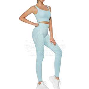 Ropa deportiva de la mejor calidad, conjunto de Yoga para mujer, conjunto de Yoga hecho a medida para mujer, conjunto de Yoga resistente para mujer - Product Image 6
