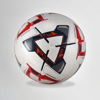 Ballon de football hybride taille 5 pour l'entraînement Panneaux à 24 coupes avec rétention et rebond améliorés pour les joueurs de football