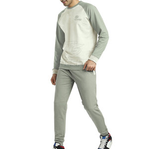 Venta caliente de calidad superior de los hombres de invierno Casual Sólido Ecológico Regular Fit 100% Trajes de sudor de algodón - Product Image 1